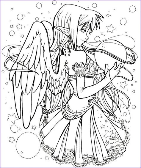 angel anime coloring pages|angel anime coloring pages free.